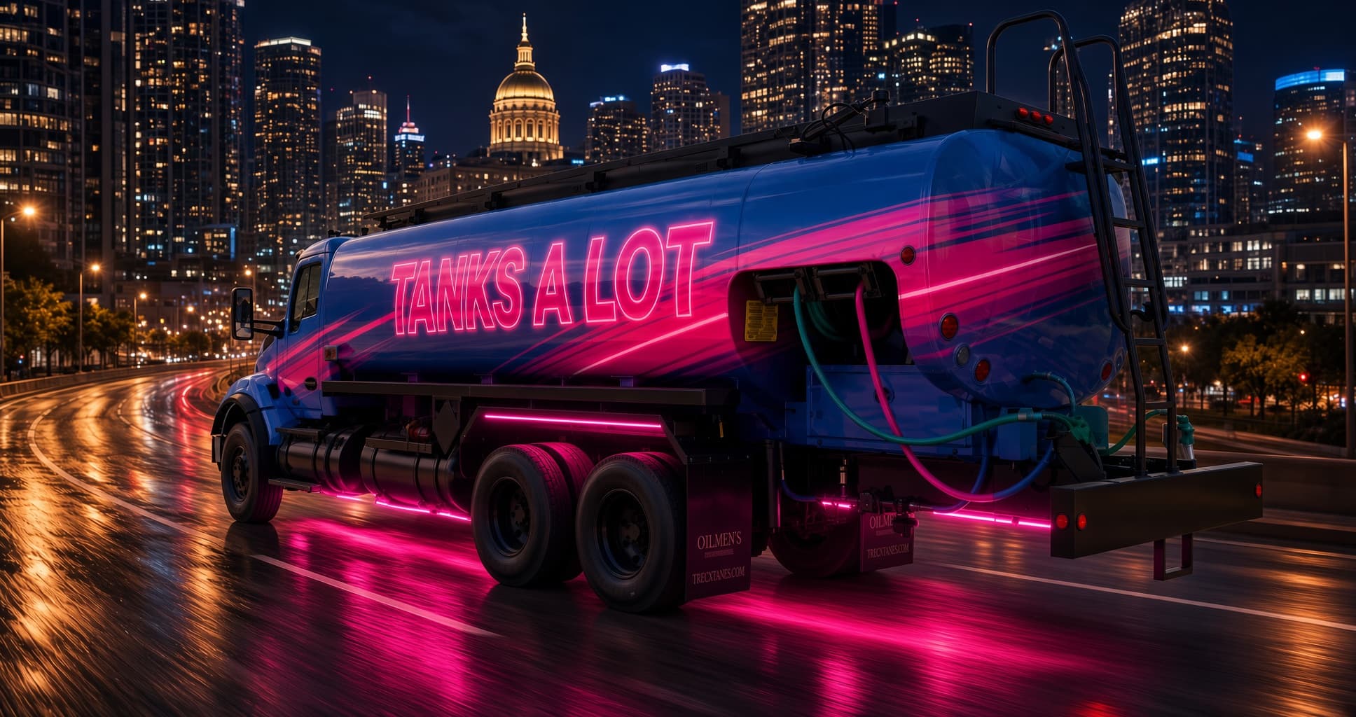 Tanks A Lot fuel truck serving metro Atlanta